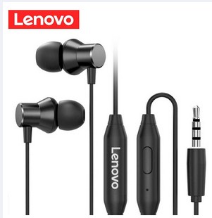 Lenovo HF130 Black In Ear Wired Headset 3.5mm Jack Smartphone Universal Headset