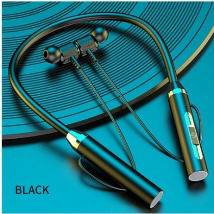 TWS Neck Wireless Bluetooth 5.0 Earphones Magnetic Sports Running Headset Waterproof Earbuds